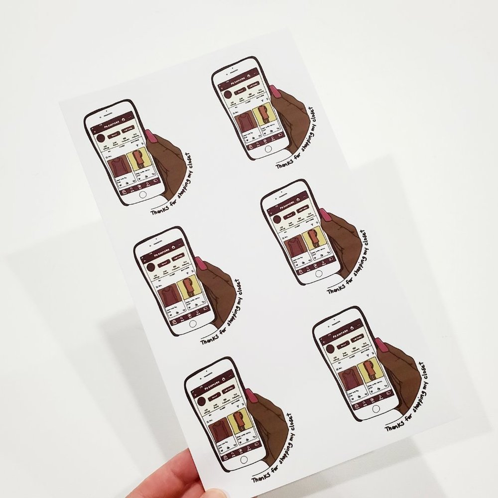 LB014.1 Poshmark Thank You Stickers [Price Firm] - Picture 5 of 7